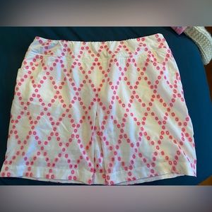 Pink and white eyelet Lilly Pulitzer skort